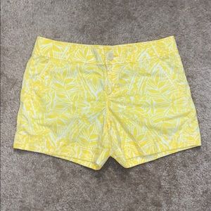 Yellow Floral Lily Pulitzer Shorts